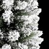 vidaXL Artificial Christmas Tree with 300 LEDs with Stand White 210 cm
