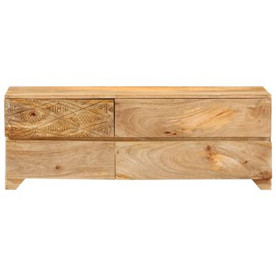 vidaXL TV Cabinet Solid Mango Wood 110x30x40 cm