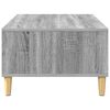 vidaXL Coffee Table Grey Sonoma 103.5 x 60 x 35 cm Engineered Wood