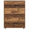 vidaXL Storage Cabinets 2 pcs Old Wood 80 x 48 x 105 cm