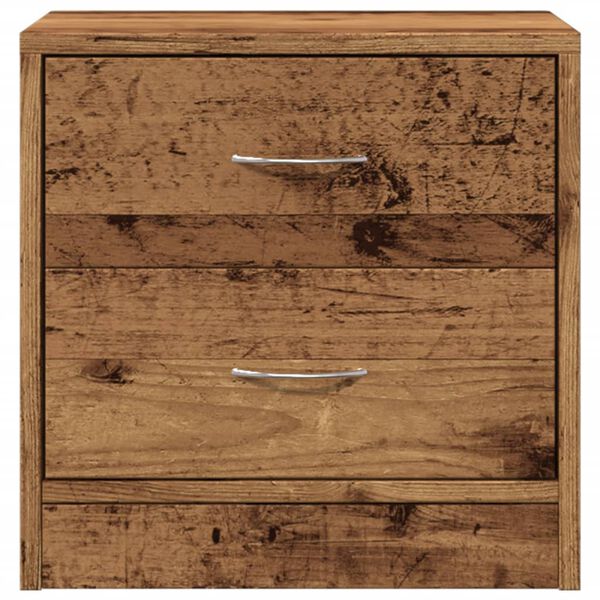 vidaXL Bedside Cabinets 2 pcs Old Wood 40x30x40 cm Engineered Wood