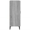 vidaXL Sideboard Grey Sonoma 69.5x34x90 cm Engineered Wood