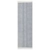 vidaXL Rug Light Grey 80x300 cm Cotton