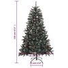 vidaXL Artificial Christmas Tree with Stand Green 120 cm PVC
