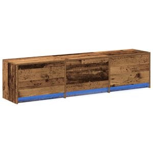 vidaXL TV Cabinet Old Wood Engineered Wood