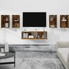 vidaXL 6 Piece TV Cabinet Set Smoked Oak Engineered Wood