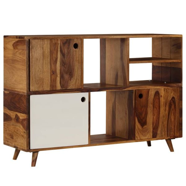 vidaXL Sideboard 118x35x70 cm Solid Acacia Wood
