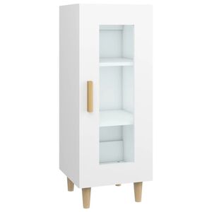 vidaXL Sideboard White 34.5x34x90 cm Engineered Wood
