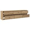 vidaXL TV Units 2 pcs Artisan Oak 180 x 34 x 50 cm Engineered Wood