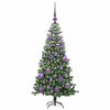 vidaXL Christmas Tree with 150 LEDs with Stand Green 120 cm PVC