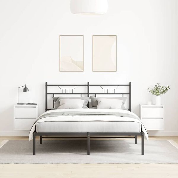 vidaXL Wall-mounted Bedside Cabinets 2 pcs White 38x34x40 cm