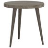vidaXL 3 Piece Side Table Set Grey MDF and Iron