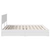 vidaXL Storage Bed with Headboard White 180 x 200 cm Engineered Wood