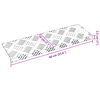 vidaXL Stair Tread Rectangular 5 pcs Silver 60 x 18 cm Aluminium