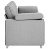 vidaXL Sofa Cloud Grey 219 x 77 x 82 cm Fabric