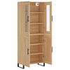 vidaXL Highboard Sonoma Oak 69.5x34x180 cm Engineered Wood