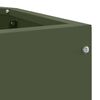 vidaXL Corner Planter Olive green 45 x 45 x 35 cm Steel