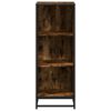 vidaXL Book Cabinet Smoked Oak 40x35x107.5 cm Engineered Wood