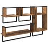 vidaXL Wall Shelf Set 4 pcs Old Wood 65 x 25 x 30 cm Engineered Wood