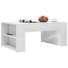 vidaXL Coffee Table High Gloss White 100x60x42 cm Engineered Wood