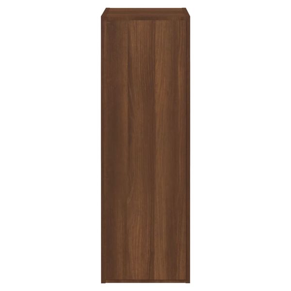vidaXL TV Cabinet Brown Oak 30.5x30x90 cm Engineered Wood