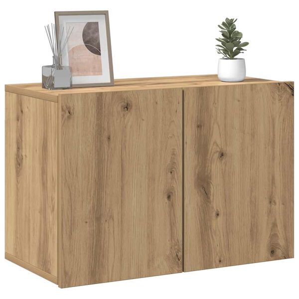 vidaXL TV Cabinet Wall-mounted Artisian Oak 60x30x41 cm