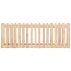 vidaXL Garden Raised Bed with Fence Design 200x50x70 cm Solid Wood Pine