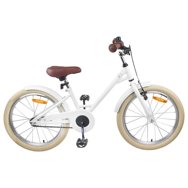 vidaXL Kids Bike 20'' for 6-11 Years Old White