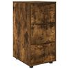 vidaXL Storage Cabinet Smoked Oak 40 x 48 x 81 cm Engineered Wood