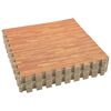 vidaXL Pool Ground Mat 12 pcs Wood 4.32 ㎡ EVA Foam