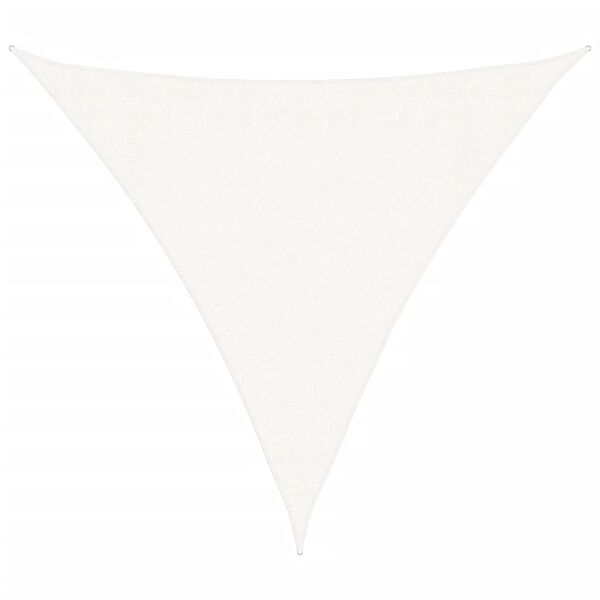 vidaXL Sunshade Sail 160 g/m&sup2; White 3x3x3 m HDPE