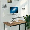 vidaXL Adjustable Workstation 60x40x(13-41.5) cm Steel and Engineered Wood