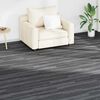 vidaXL Flooring Planks 18 pcs Black and White 2.51 m&sup2; PVC