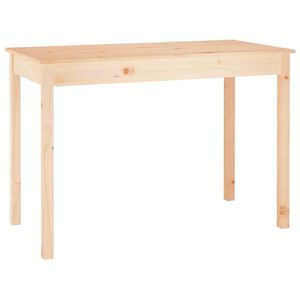vidaXL Dining Table 110x55x75 cm Solid Wood Pine