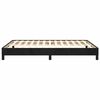 vidaXL Bed Frame without Mattress Black 135x190 cm Double Double Velvet