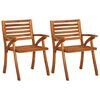 vidaXL 5 Piece Garden Dining Set 85x85 cm Solid Acacia Wood