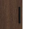vidaXL Bathroom Furniture Set 3 pcs Brown oak Engineered wood
