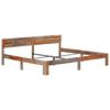 vidaXL Bed Frame without Mattress Solid Wood 200x200cm