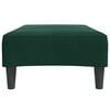 vidaXL Footstool Dark Green 77x55x31 cm Velvet
