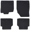 vidaXL Car Mat 4 pcs Black Rubber