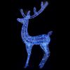 vidaXL XXL Acrylic Christmas Reindeer 250 LED 180 cm Blue