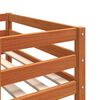 vidaXL Kids' Bed Frame without Mattress Wax Brown 90x200 cm