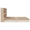 vidaXL Bookcase Bed without Mattress 180x200 cm Super King Solid Wood