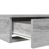 vidaXL Bed Drawers Grey Sonoma 200 x 36.5 x 16.5 cm Engineered Wood