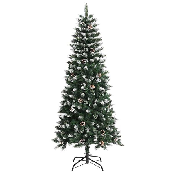 vidaXL Artificial Christmas Tree with 150 LEDs with Stand Green 150 cm