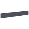 vidaXL Lawn Edging 30 pcs 100 x 15 cm Steel Anthracite