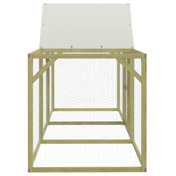 vidaXL Chicken Coop 300x100x150 cm Impregnated Solid Wood Pine