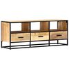 vidaXL TV Cabinet 120x30x45 cm Solid Mango Wood