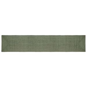 vidaXL Area Rug Olive Green 80 x 400 cm Jute