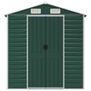 vidaXL Garden Shed Green 191x640x198 cm Galvanised Steel